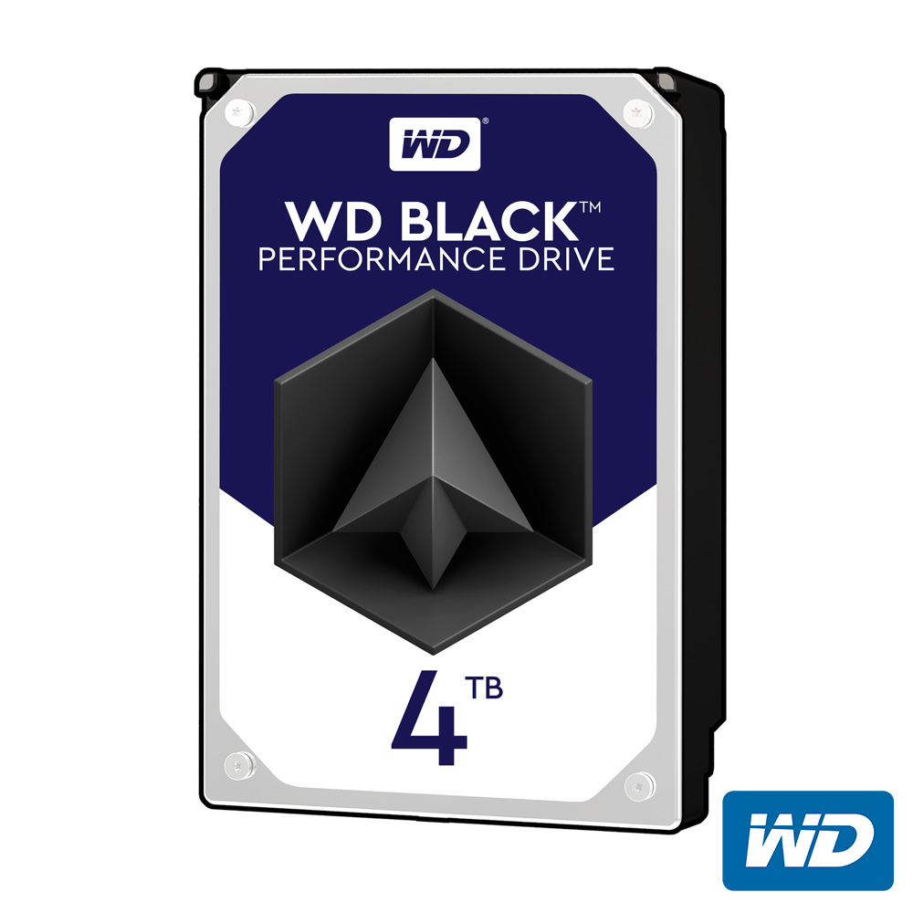 WD 黑標 4TB 桌上型 3.5吋 高效能SATA硬碟(WD4005FZBX)