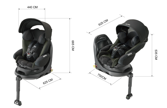 Aprica Fladea grow ISOFIX Premium臥床汽座