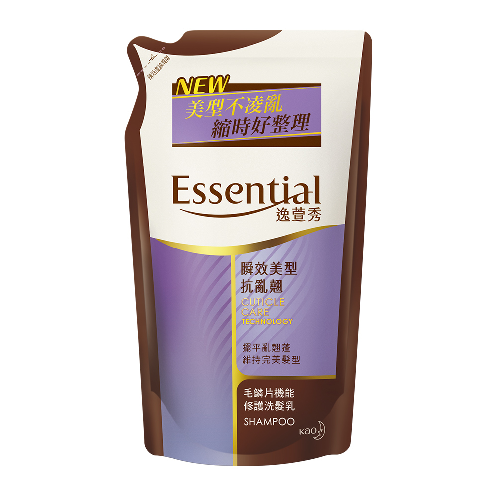 逸萱秀 瞬效美型抗亂翹洗髮乳補充包 (550ml)