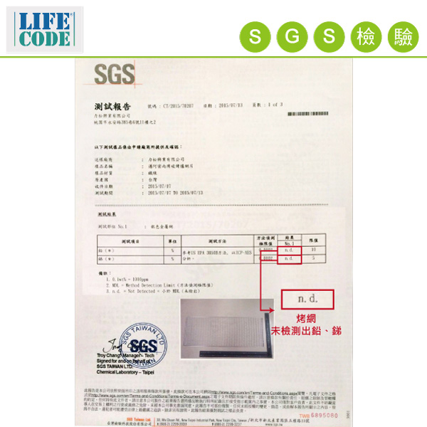 LIFECODE 烤肉架配件包：烤網夾7件超值組合