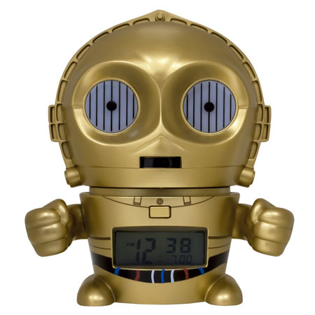 BulbBotz 鬧鐘 C-3PO (5.5 inch) 金人 2021418