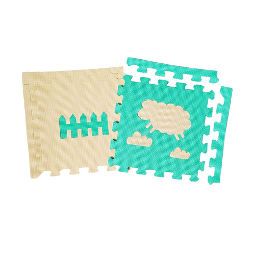 新生活家 小綿羊抗菌地墊附邊條-8入