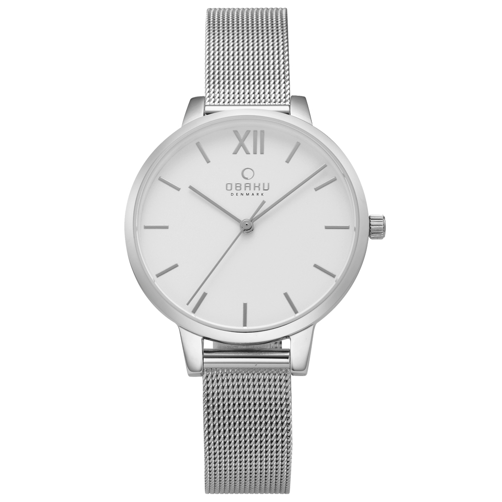 OBAKU 優閒午後氣質米蘭女錶-V209LXCIMC/34mm