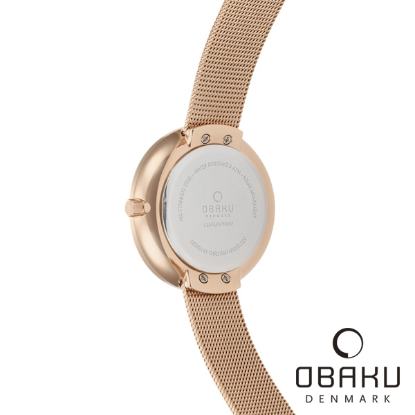 OBAKU 永晝劃夜光驅動能女錶(V206LRVWMV)-32mm