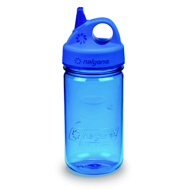 Nalgene Gripn Gulp寶寶易吸水壼(375cc)藍色