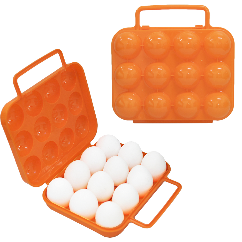迪伯特DIBOTE 外出便攜蛋盒/雞蛋收納盒(12顆裝) -快速到貨