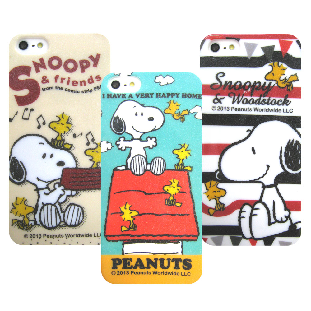 iPhone5/5S SNOOPY 史努比閃粉手機殼