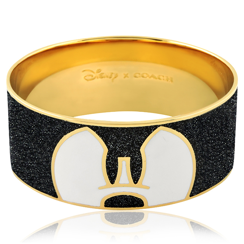 COACH Disney米奇琺瑯設計寬版手環