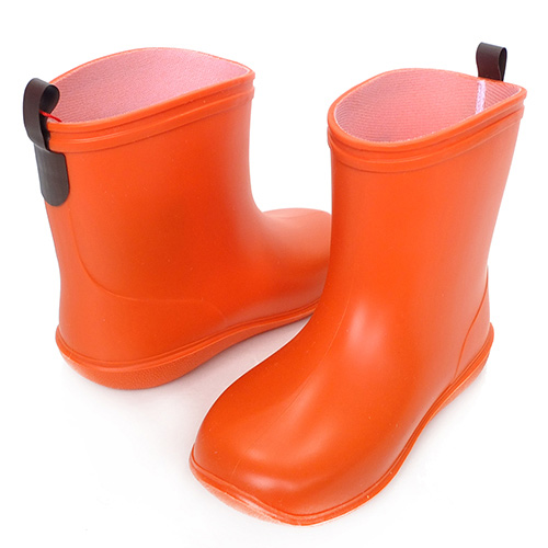 Stample日本製兒童雨鞋(陽光橘)