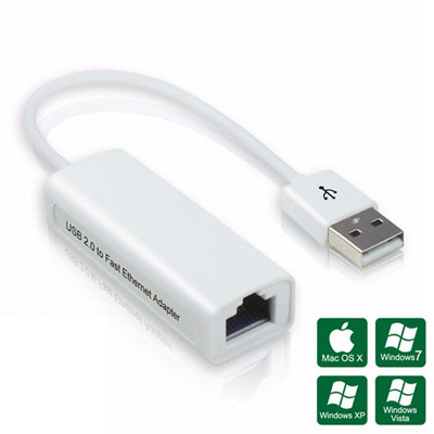 USB 2.0 轉 RJ-45 高速網路卡 - 支援 MAC 系統