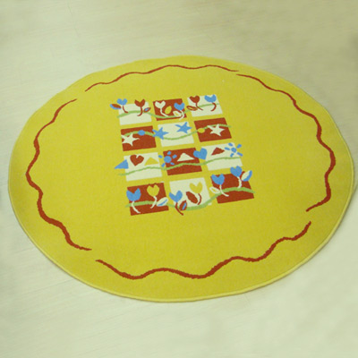 【范登伯格】優質圓型地毯系列-漫步黃(160X160CM)