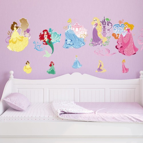 itaste小品味-迪士尼魔幻公主創意壁貼30*50cm