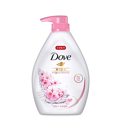 DOVE 多芬 櫻花香氛沐浴乳 1000ML