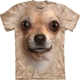 摩達客-美國The Mountain吉娃娃犬臉 兒童版純棉環保短袖T恤 product thumbnail 1