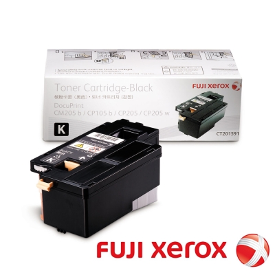 FujiXerox 彩色105/215系列原廠黑色標準高容量碳粉 CT201591(2K)