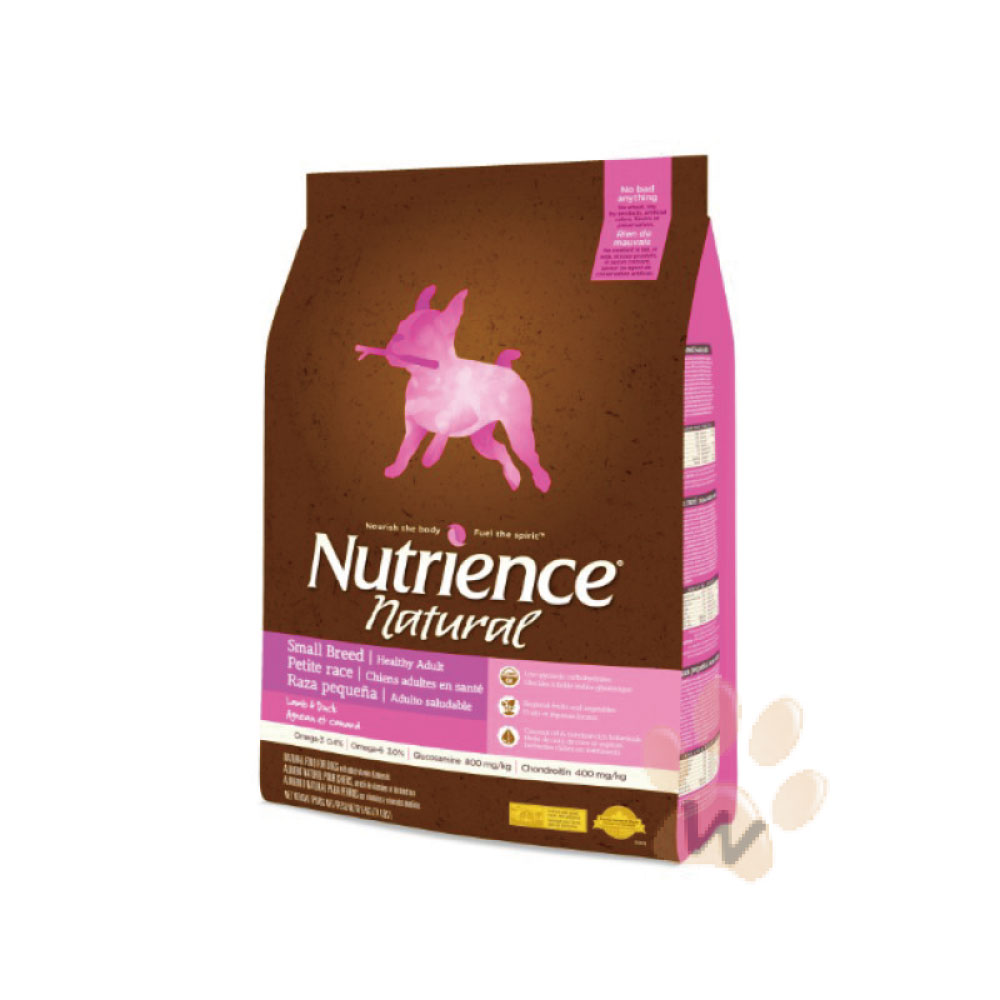 美國Nutrience紐崔斯 Natural成犬羊肉加鴨肉5kg 1入