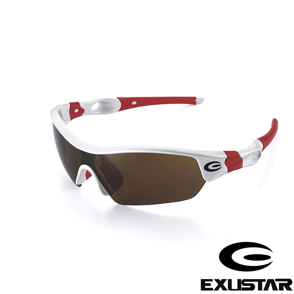 EXUSTAR 運動型太陽眼鏡-紅白