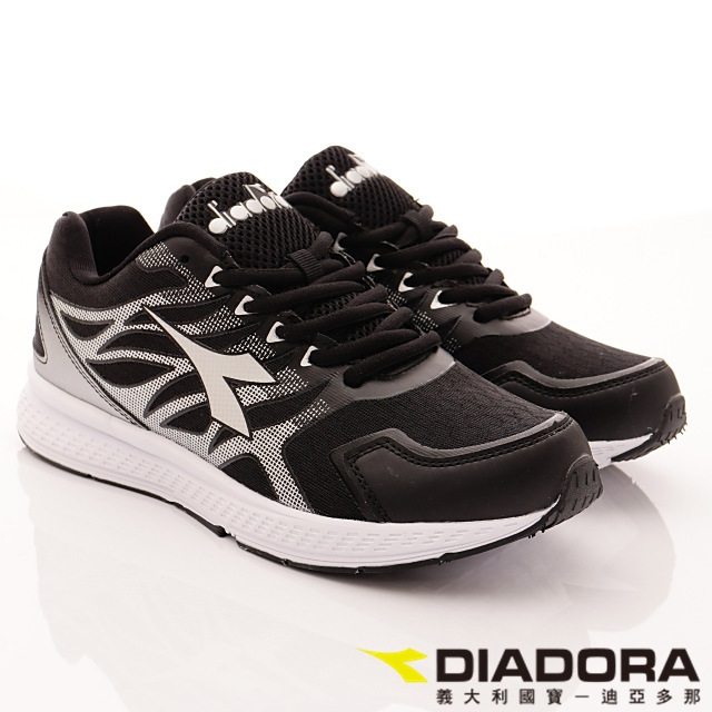 DIADORA-專業彈力跑鞋款-RSI000黑(女段)