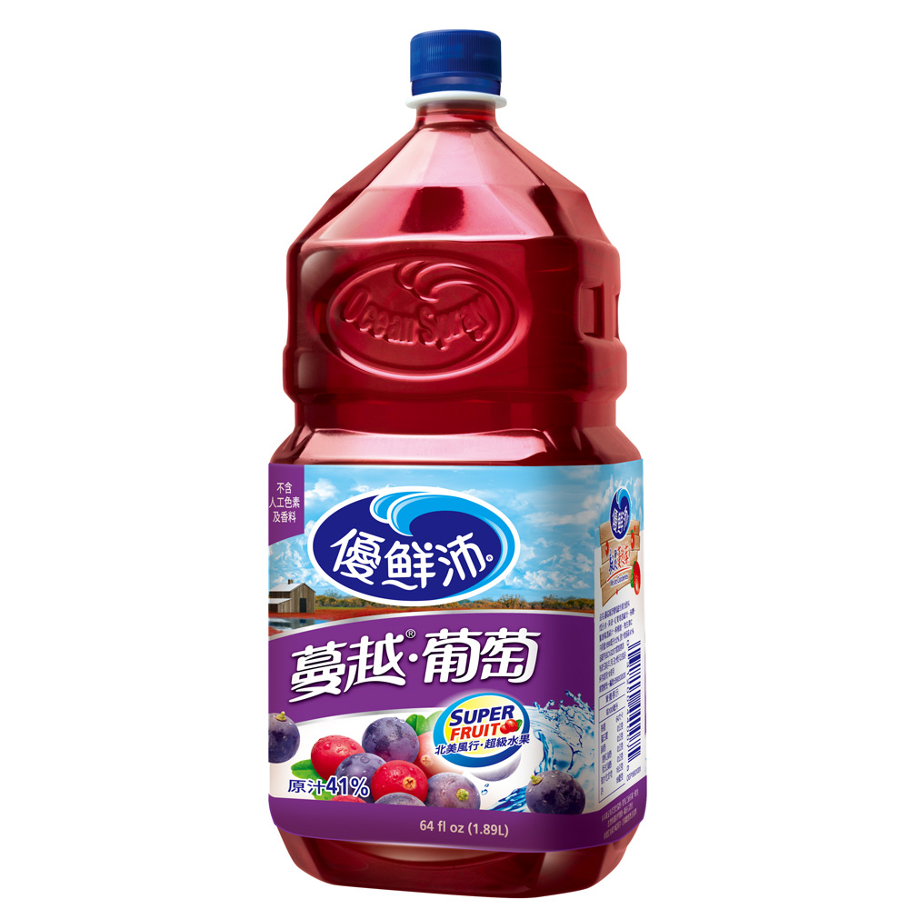 優鮮沛蔓越莓及葡萄綜合果汁 (1890ml)