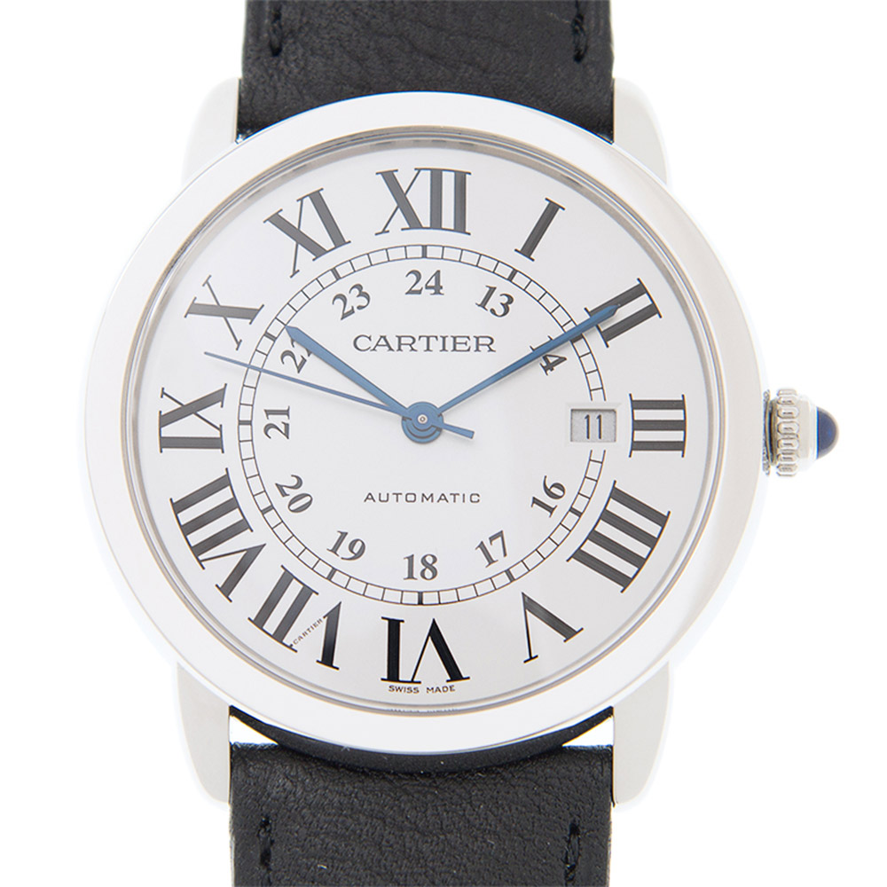 CARTIER RONDE SOLO WSRN0022經典大型機械皮帶腕錶x42mm