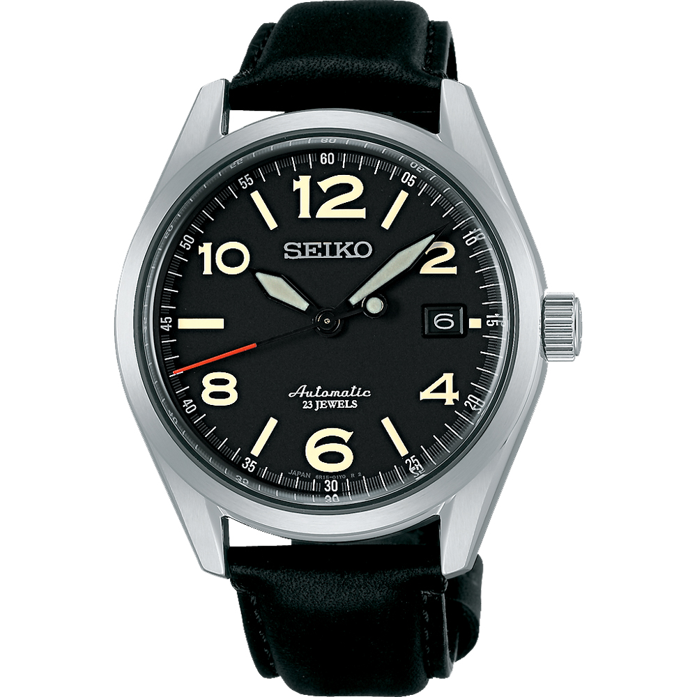 SEIKO 6R15精工23石紳士機械腕錶(SARG011J)-黑/40mm