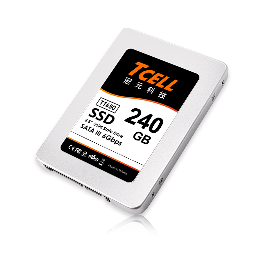 TCELL 冠元- TT650 240GB 2.5吋 SATAIII SSD固態硬碟