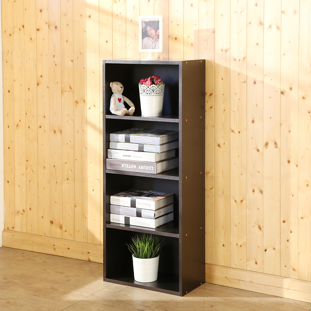 BuyJM厚板15mm防潑水四層空櫃/書櫃/寬43x21.5x105公分-DIY product image 1