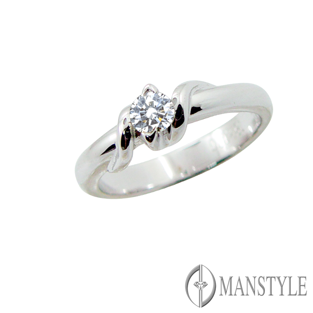 MANSTYLE「永恆之愛」0.30ct 八心八箭鑽戒