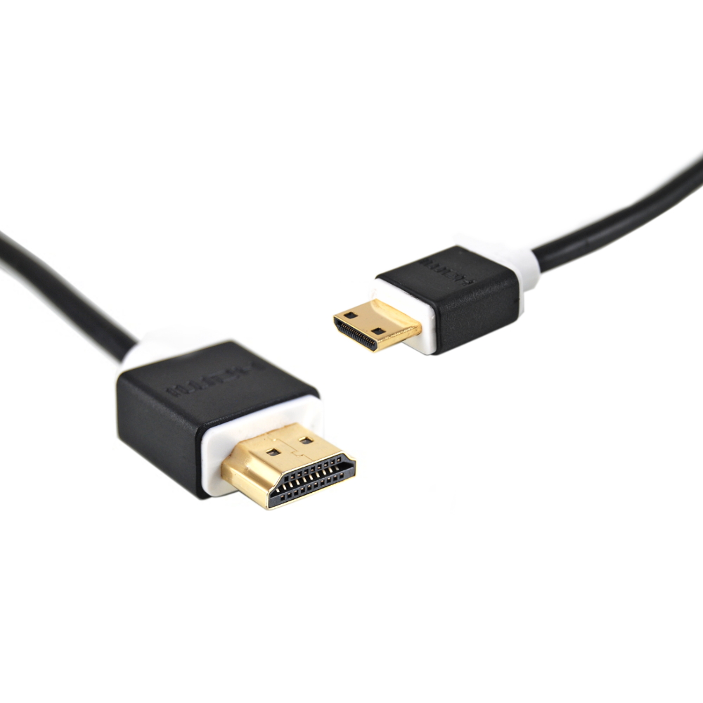 JetArt 捷藝 4.0mm 超細線徑 A公對C公 HDMI 1.4 傳輸線 2.0m