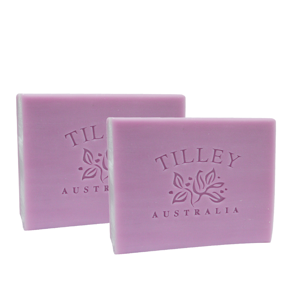 Tilley百年特莉廣霍香&麝香香氛蔬果皂100gx2入裝