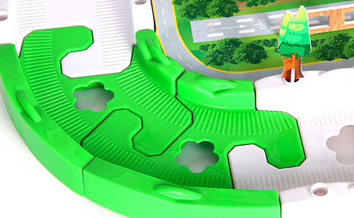 《3D-Track Defense Base》益智DIY拼圖3D立體場影軌道車遊戲組