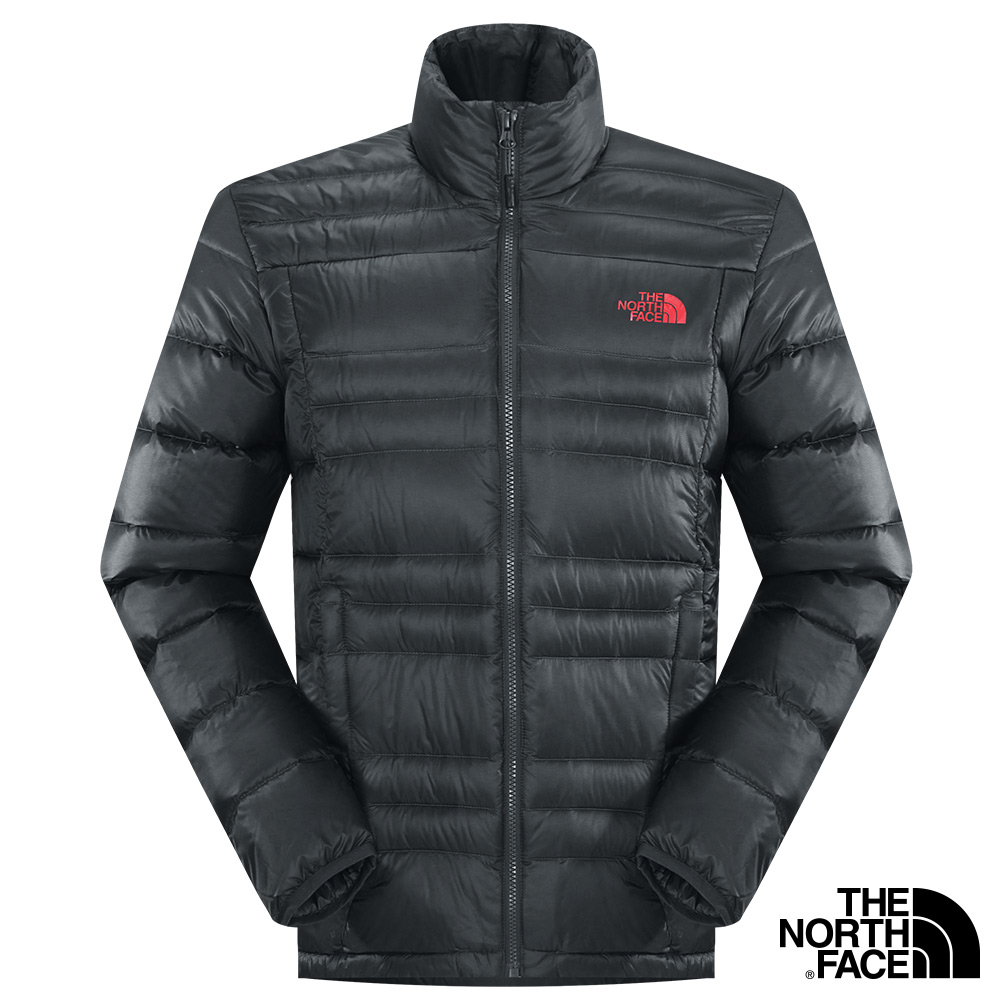 The North Face 男 800 fill 羽絨外套 瀝灰