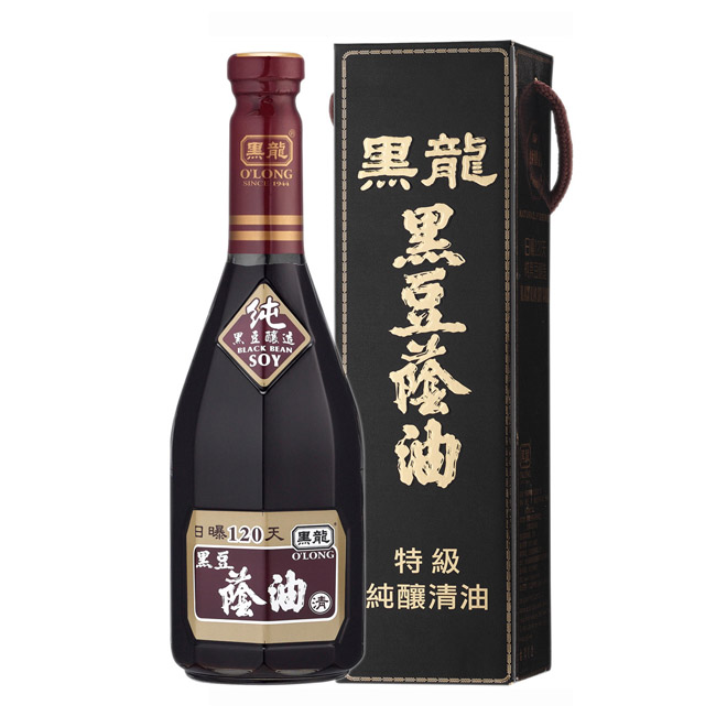 黑龍 特級黑豆蔭油-純釀清油(600ml)