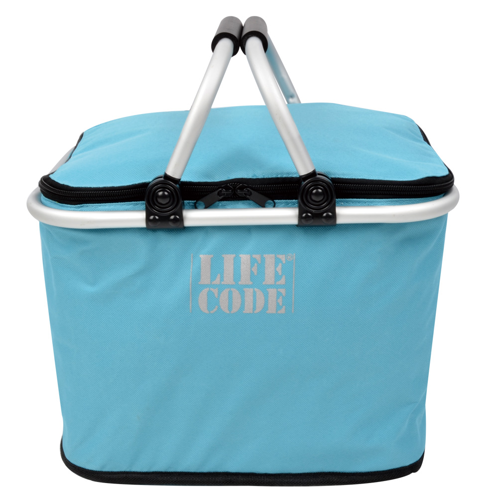 LIFECODE《馬卡龍》保冰提籃/保溫野餐提籃(20L)