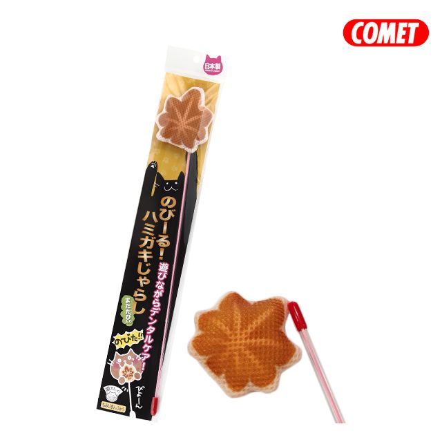 日本COMET 木天蓼伸縮逗貓棒 楓葉燒