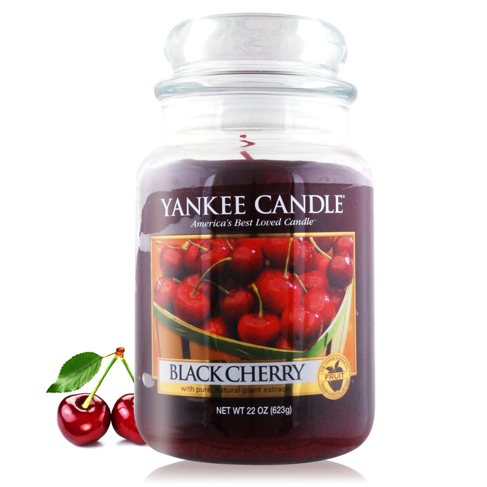 YANKEE CANDLE香氛蠟燭-黑櫻桃 Black Cherry623g