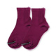 裕發 兒童專用直角不滑落萊卡運動短襪3入組(6-12歲共14色)-紫紅 product thumbnail 1