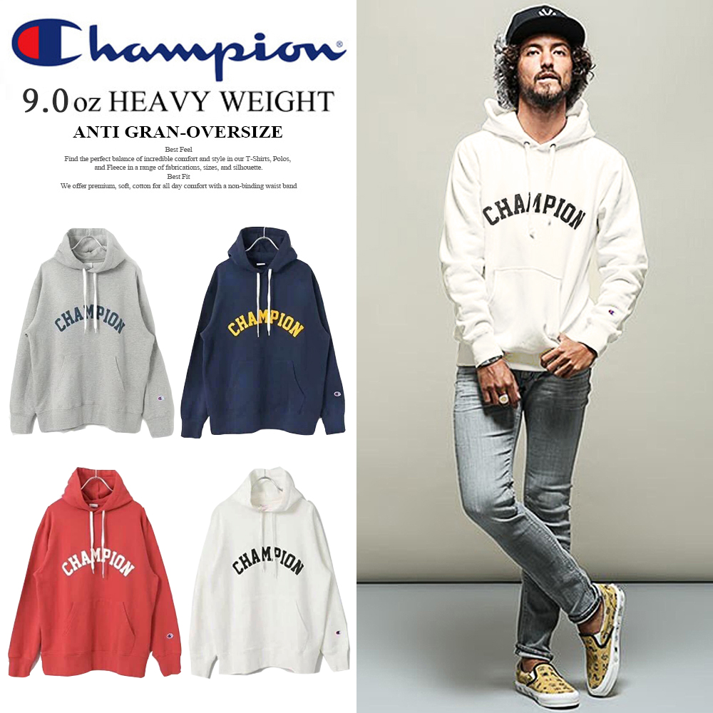 冠軍CHAMPION Basic經典印字連帽T 復古大學T 基本情侶款