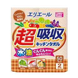 日本大王elleair 無漂白超吸收廚房紙巾