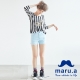 maru.a麻洛野　金屬釦飾立體縫線短褲 product thumbnail 1