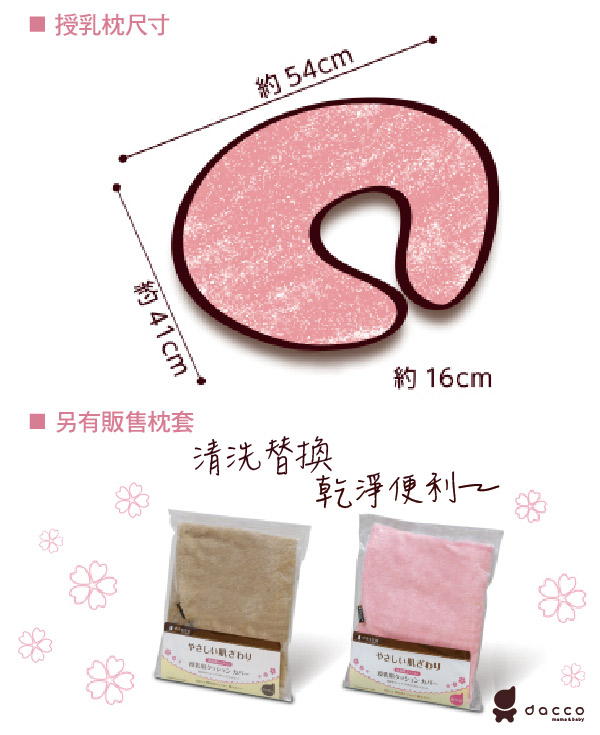 日本OSAKI-日本製授乳枕(粉紅)