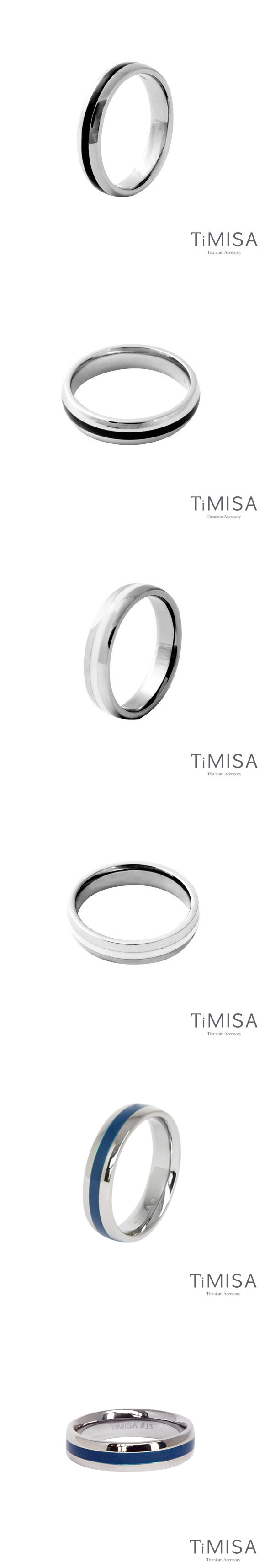 TiMISA《真愛宣言》純鈦戒指(三色可選)
