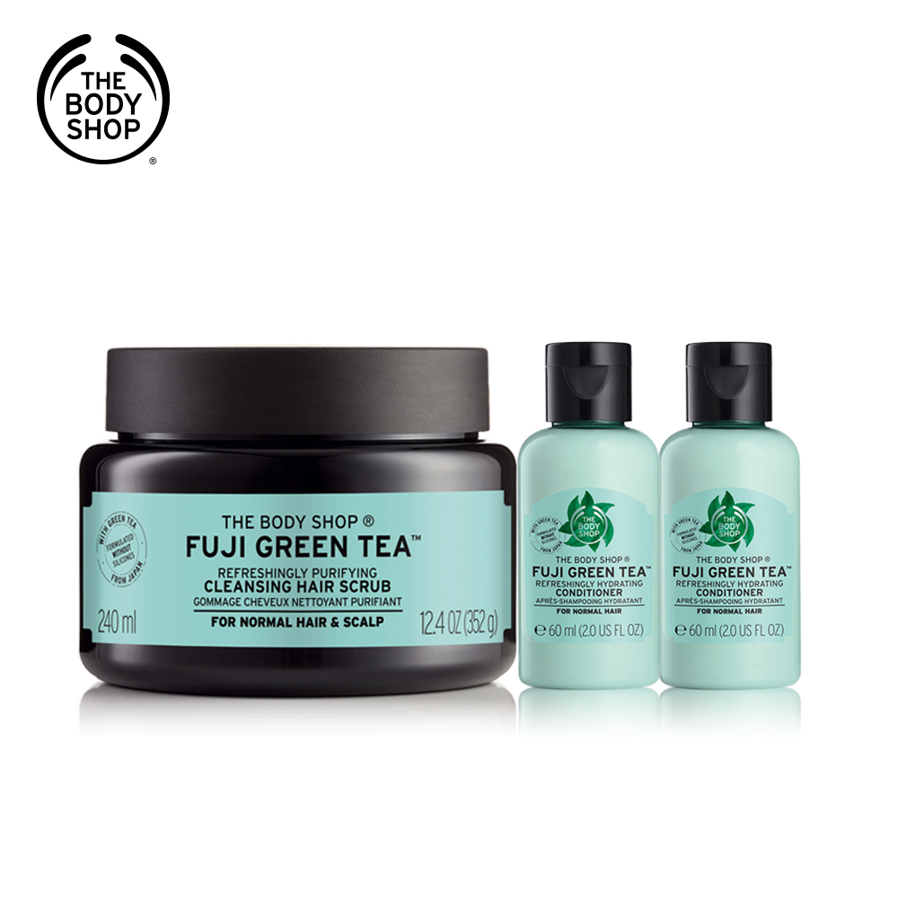 The Body Shop 富士山綠茶淨化潔髮(買1送2)