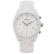 ARMANI 白色純粹簡約風陶瓷手錶(AR1493)-銀面x白色/42mm product thumbnail 1
