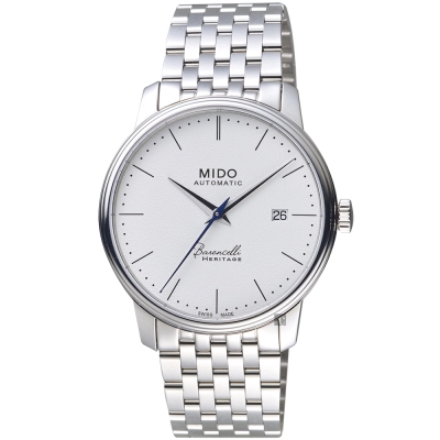 MIDO 美度 官方授權 Baroncelli 永恆復刻超薄機械錶 送禮推薦-39mm M0274071101000