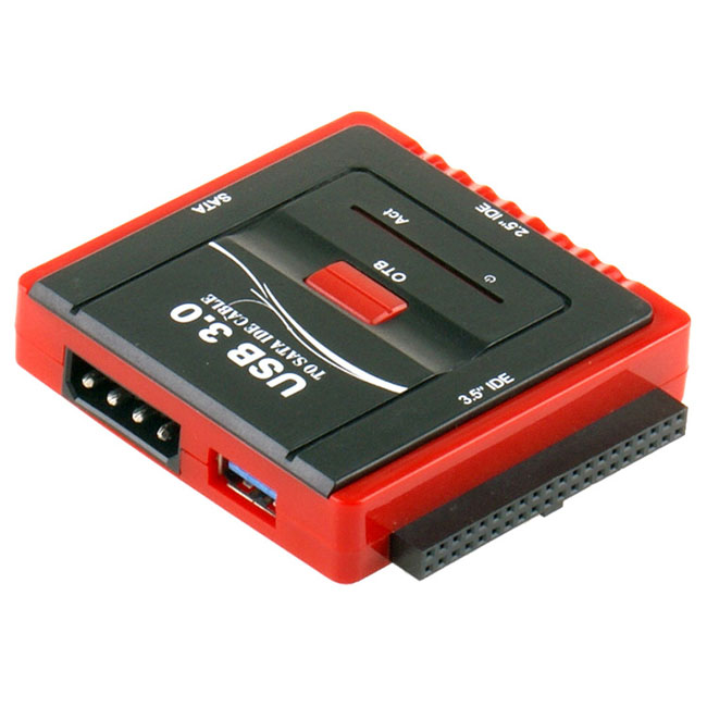 USB3.0 TO 2.5/3.5吋SATA/IDE Cable 外接式轉接(可一鍵備份)