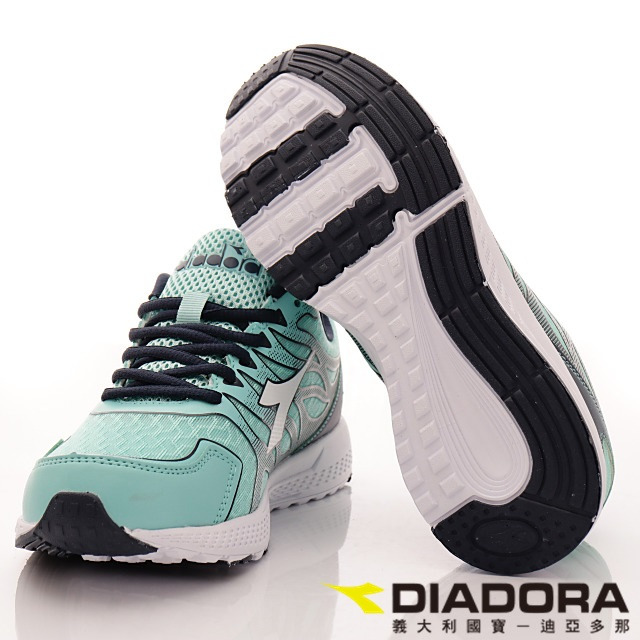 DIADORA-專業彈力跑鞋款-RSI005綠(女段)