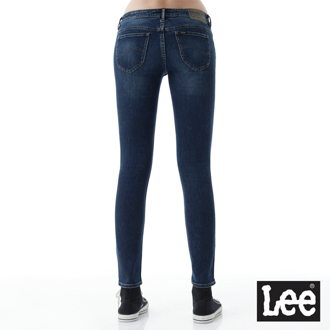 Lee 牛仔褲 402超低腰緊身窄管牛仔褲- 女款-藍