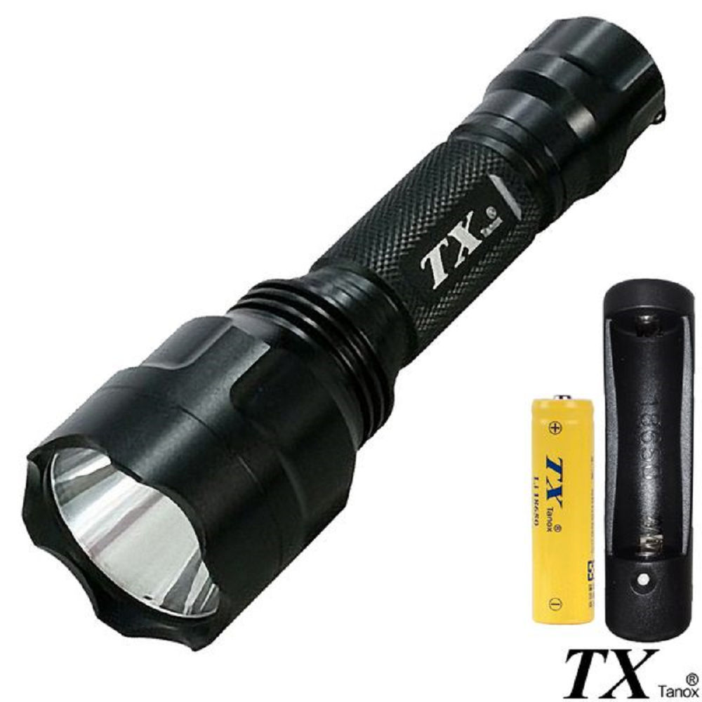 TX特林美國CREE Q5 LED固定焦距大光杯手電筒(TC8-A)