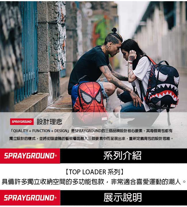 SPRAYGROUND J.R. Smith 瘋狂射手史密斯聯名筆電後背包